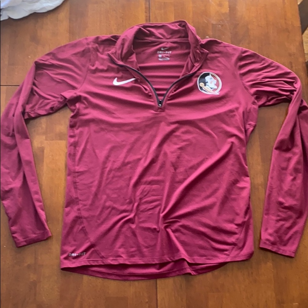 Nike Dri-Fit quarter zip Florida state